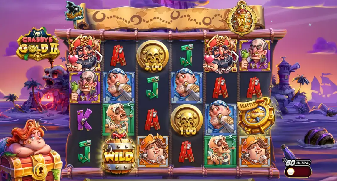 High volatility slot Crabby's Gold 2 best high volatility slots