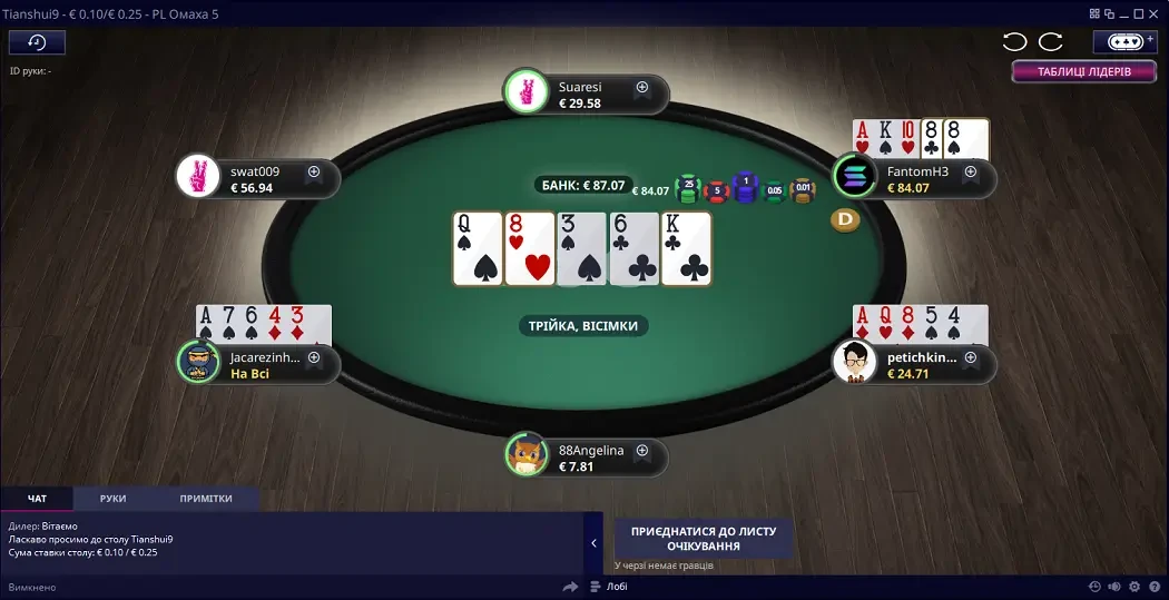 Омаха на ВБет покер