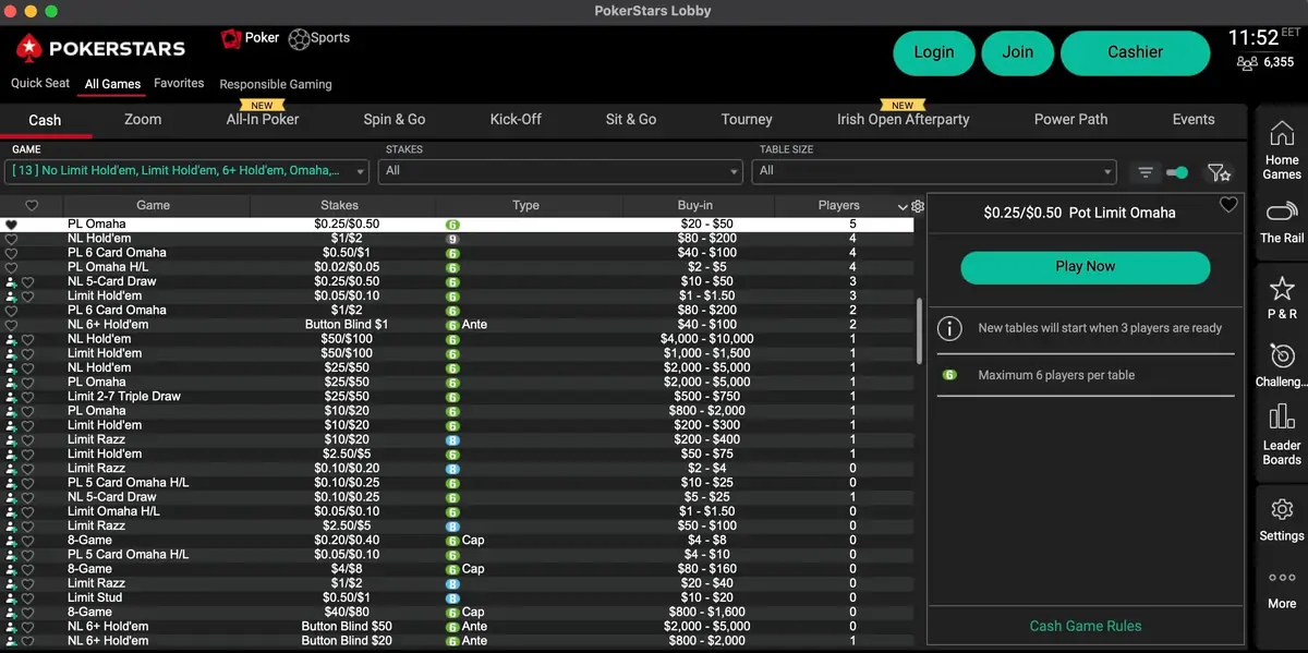 PokerStars на ПК