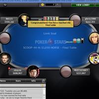 Евгений Качалов и Trueteller за одним финальным столом $1050 SCOOP HORSE