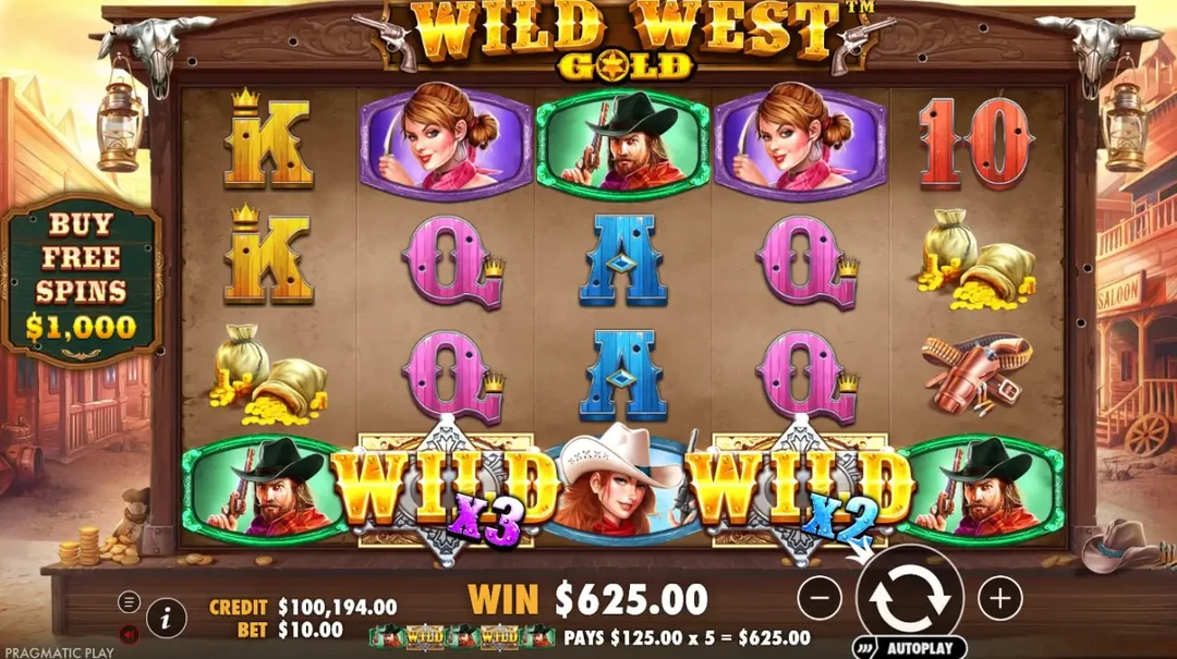 Wild West Gold онлайн слот