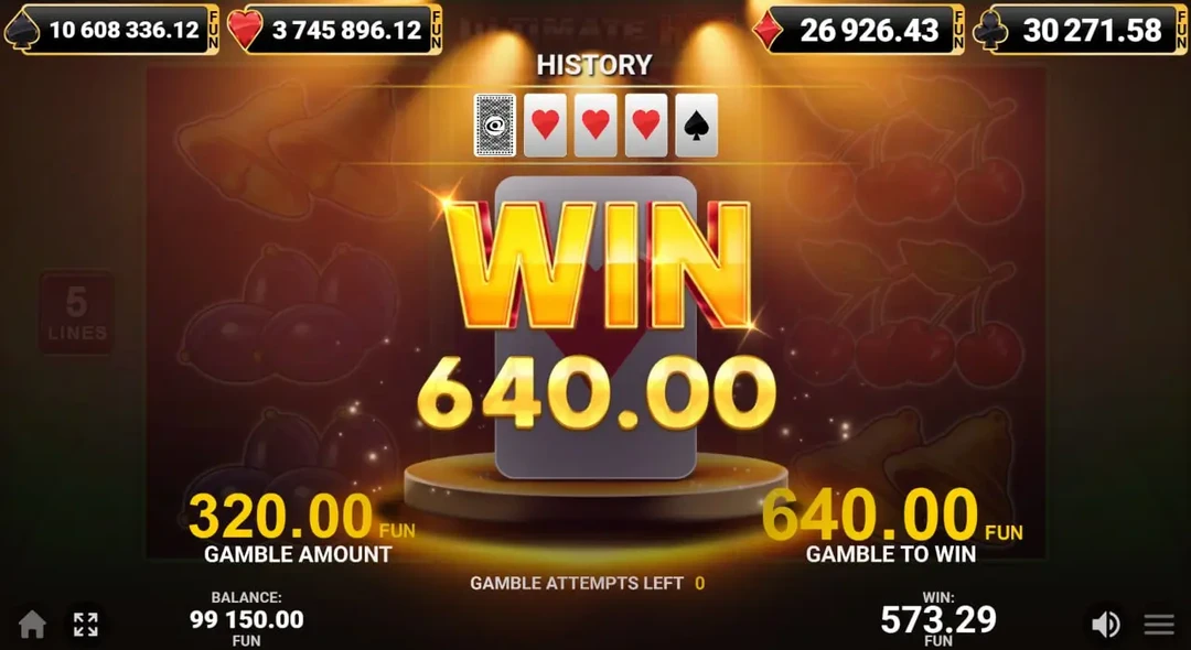 Бонусні ігри Ultimate Hot