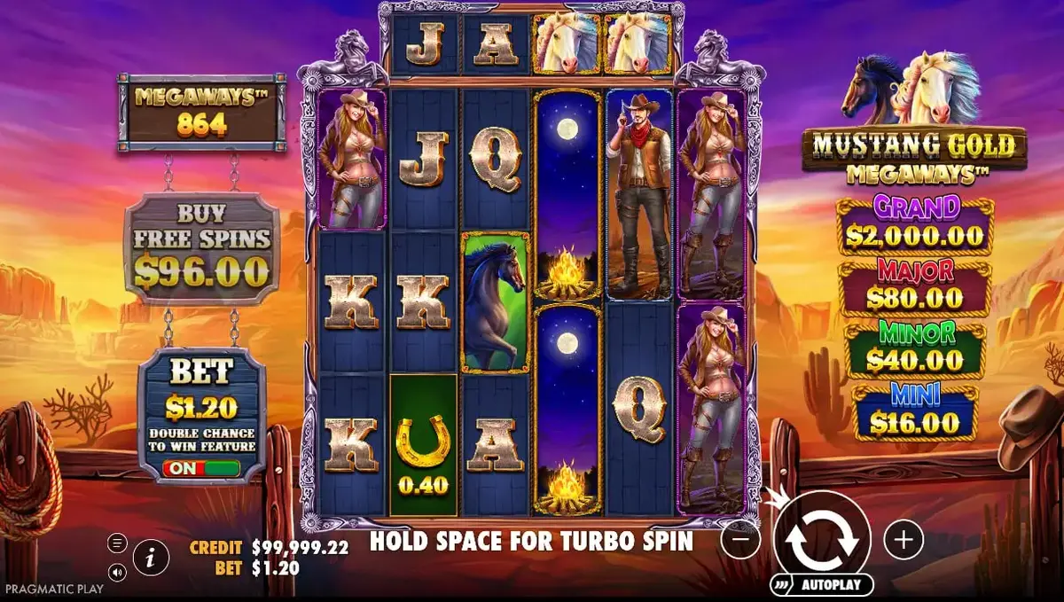 Mustang Gold Megaways онлайн слот