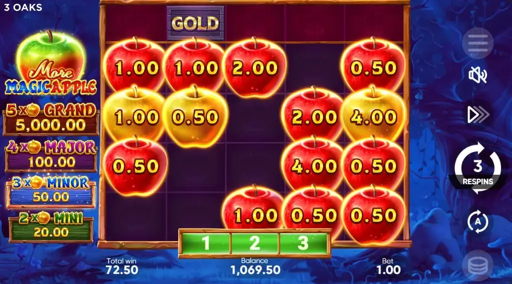 Бонусні опції в More Magic Apple