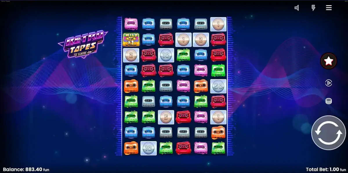 Ретро Тейпс онлайн слот