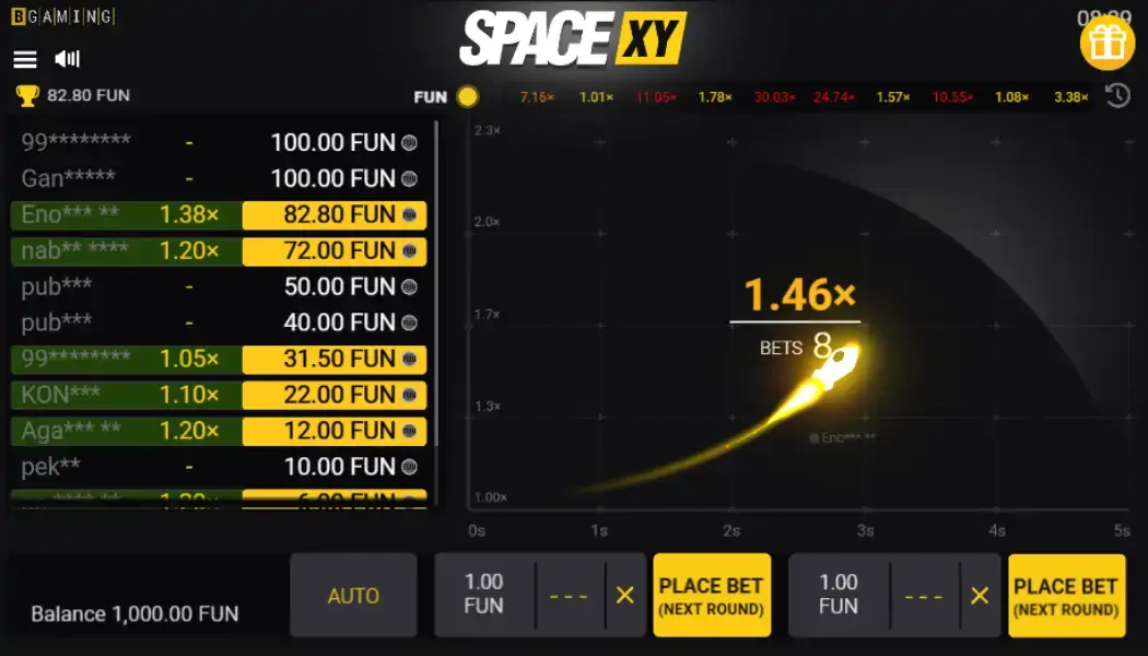 Space XY краш игра Space XY