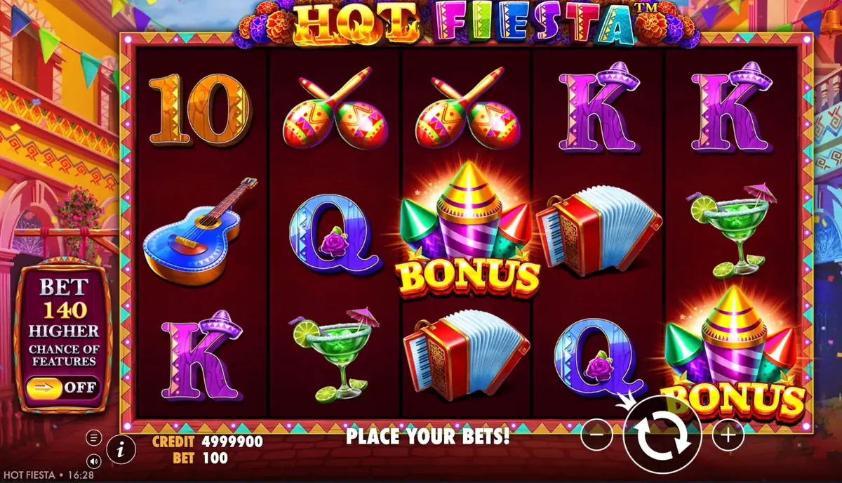 Hot Fiesta слот онлайн