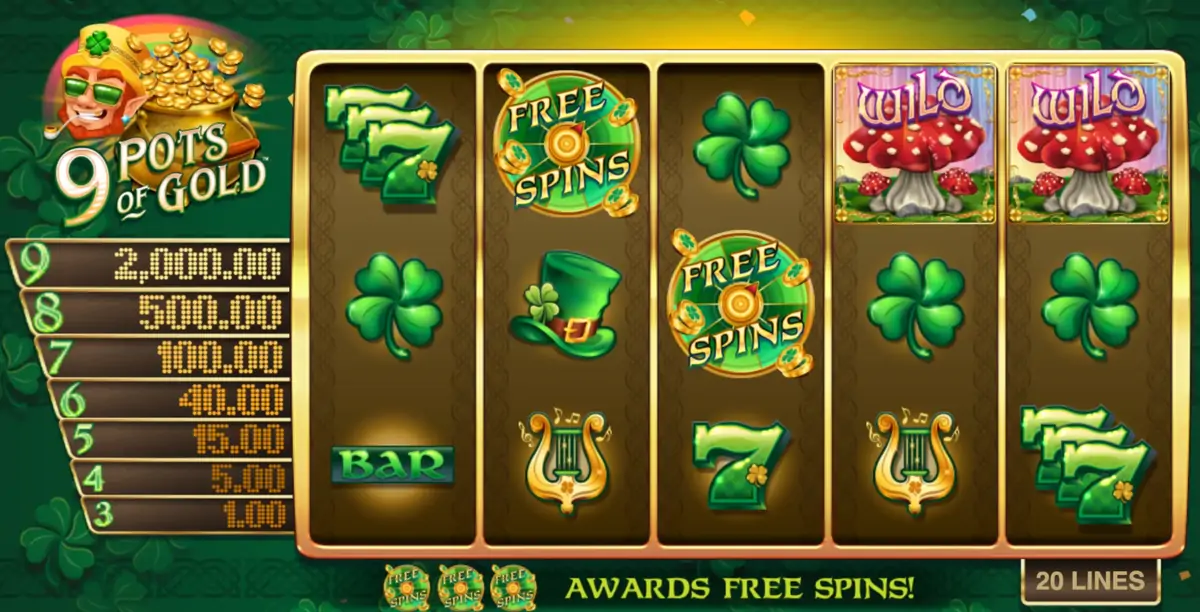 9 Pots of Gold