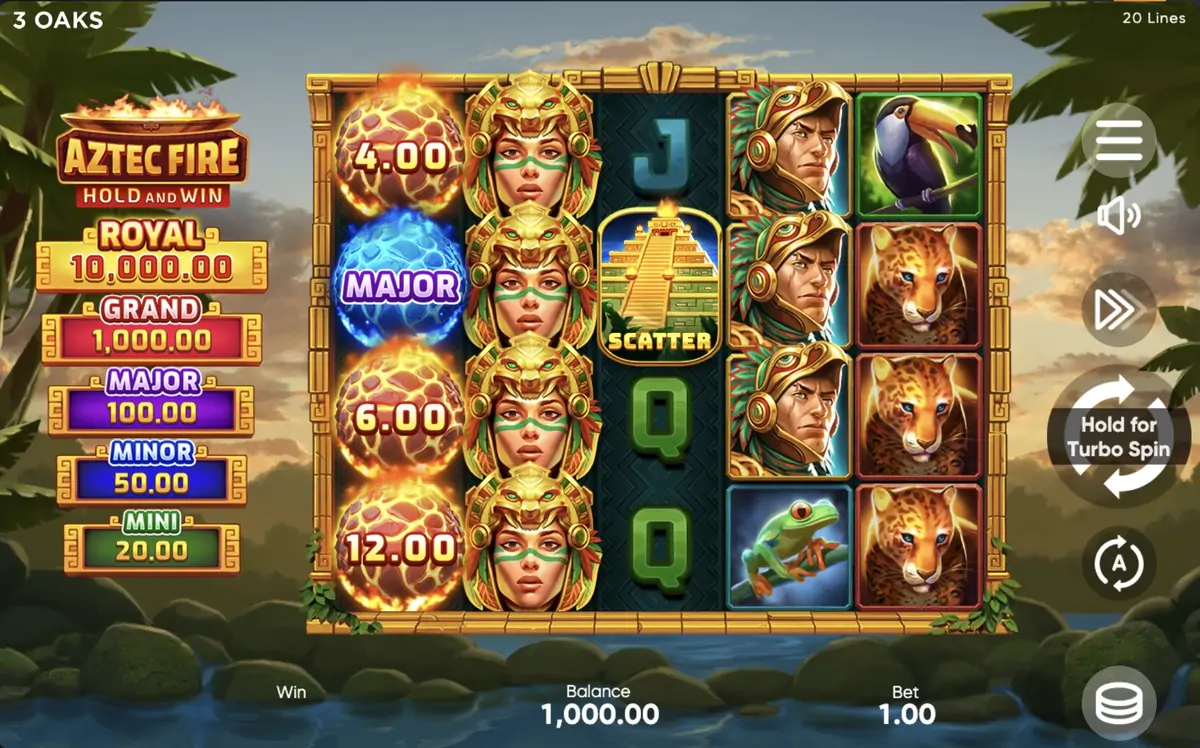 Грати в Aztec Fire