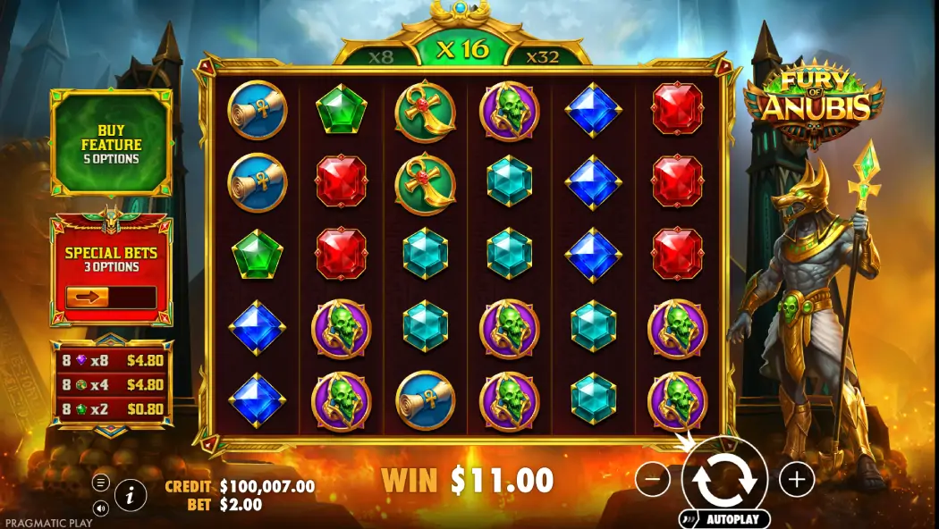 Игра Fury of Anubis онлайн в казино Fury of Anubis игра
